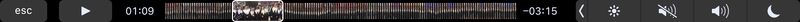 QuickTime makes EXCELLENT use of the Touch Bar.